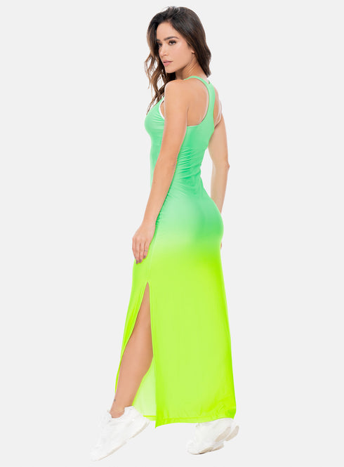 Vestido Deportivo Largo Degrade Babalú® 106223  Talla M